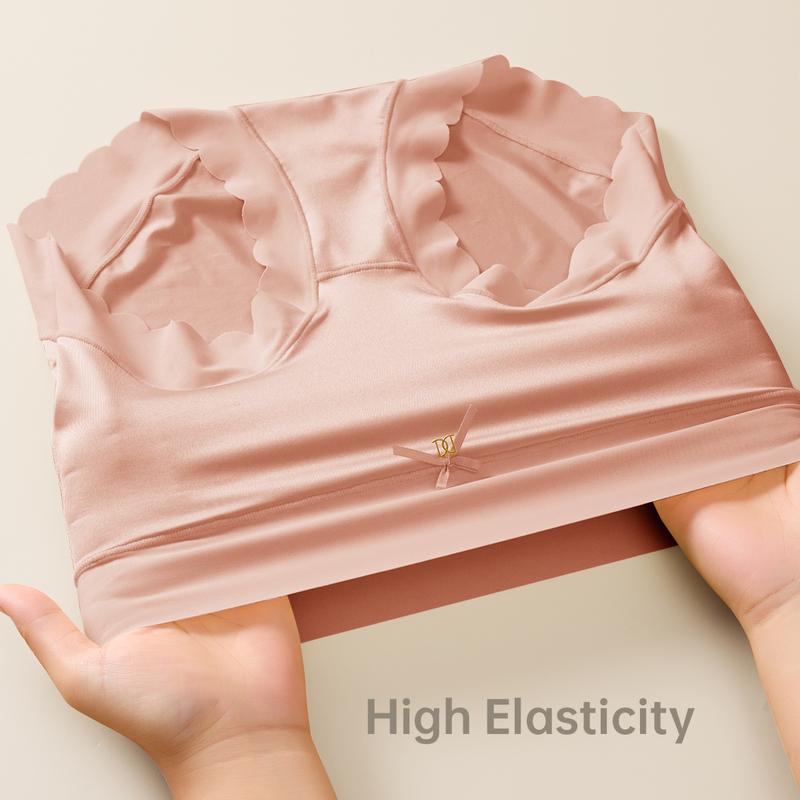 🔥Buy 2 Get 1 Free🎁Silky High-Waist Seamless Briefs With Scalloped Edges (6 pack)