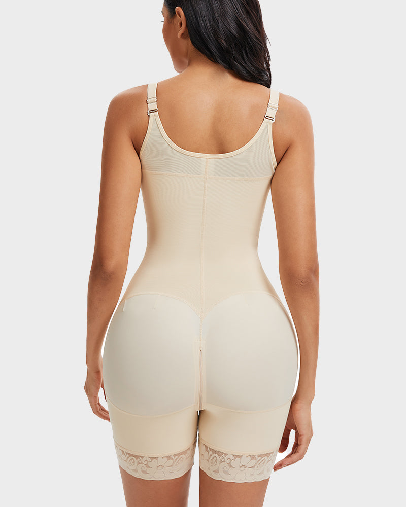 🔥Tummy Control Butt Lifter Shaper with Zipper Crotch Fajas Colombianas