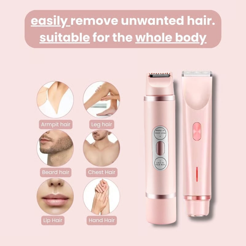 🏆Flash Deal!🔥2-in-1 Women's Body Shaver