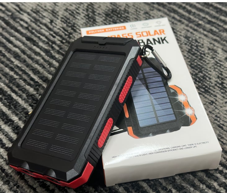 🔥Waterproof Solar Power Bank