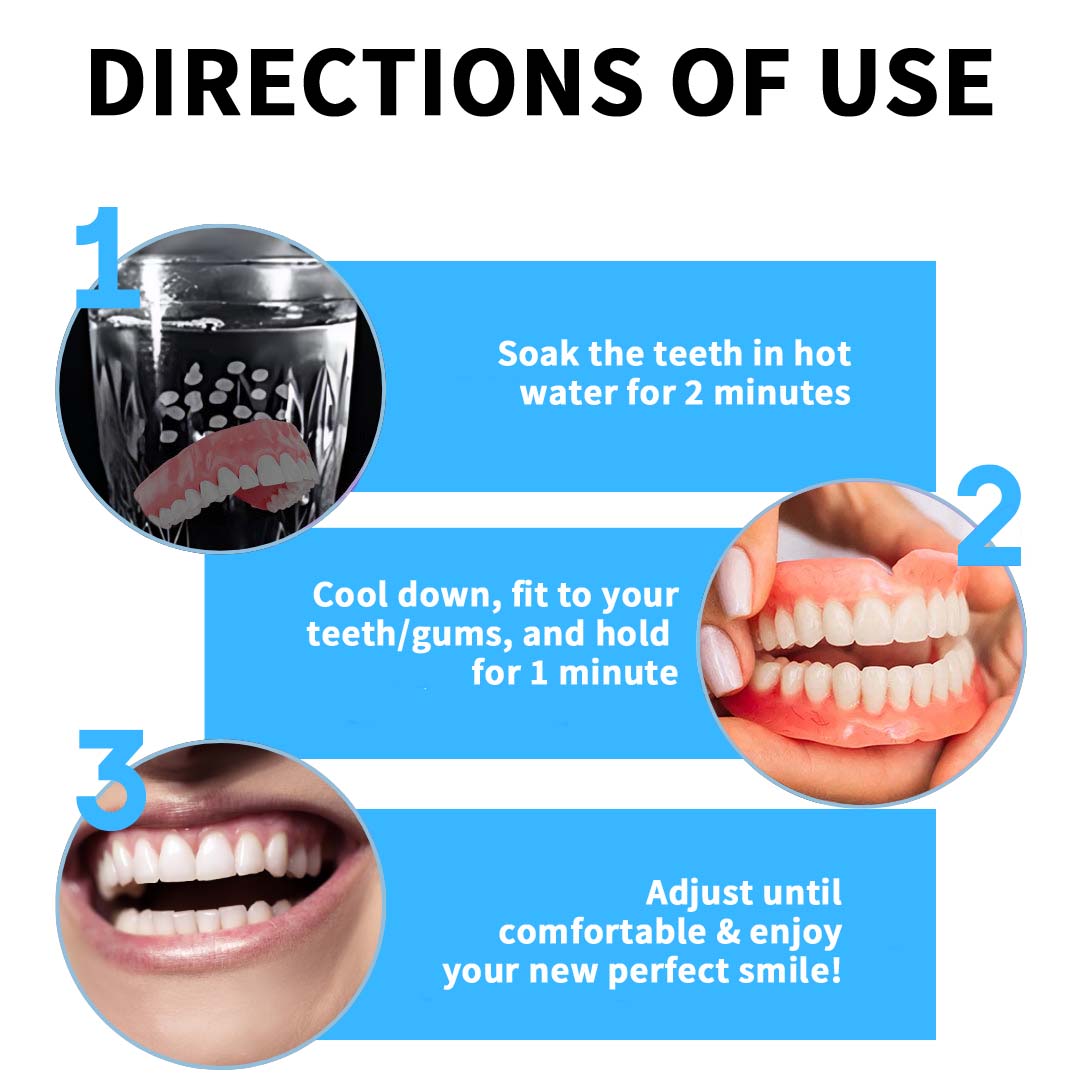 🦷 طقم أسنان سيليكوني قابل لإعادة التبطين (⏰خصم ٧٠٪ لفترة محدودة - آخر ٣٠ دقيقة ⏰)