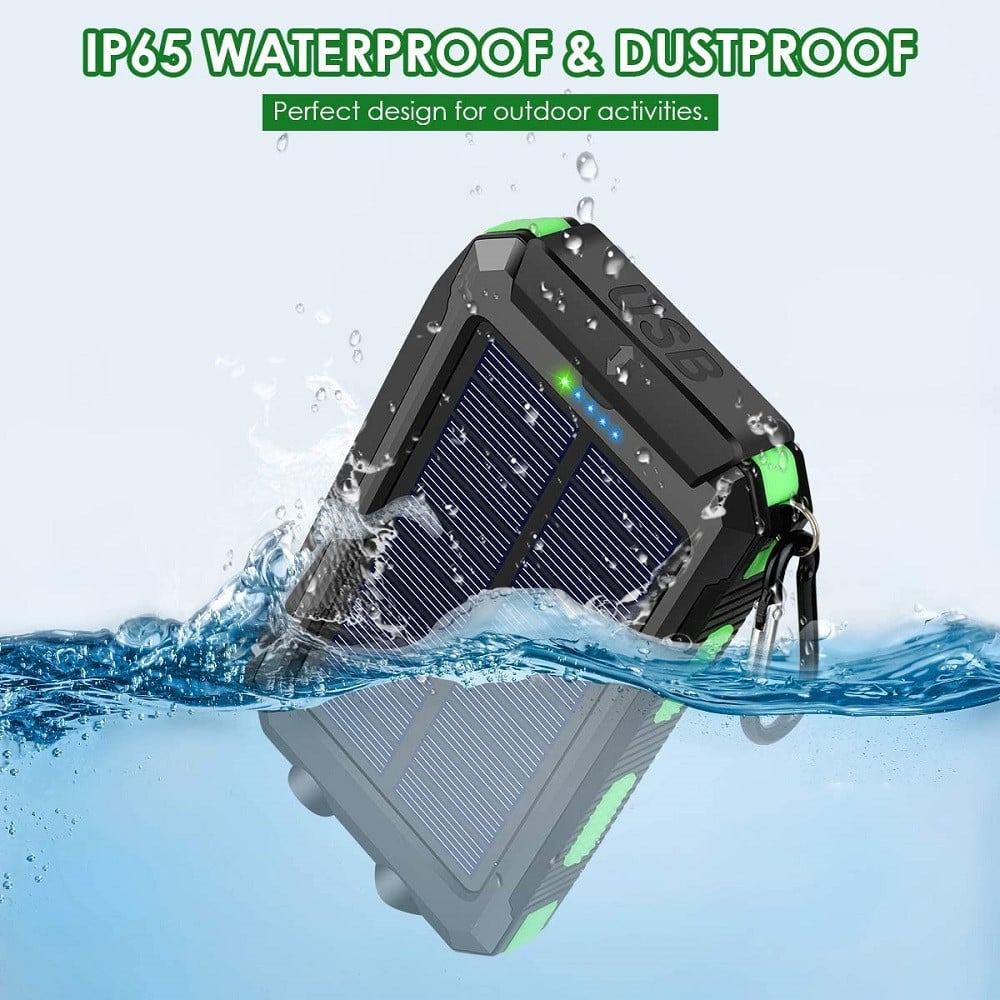 🔥Beat Seller 50% Off🔥Waterproof Solar Power Bank