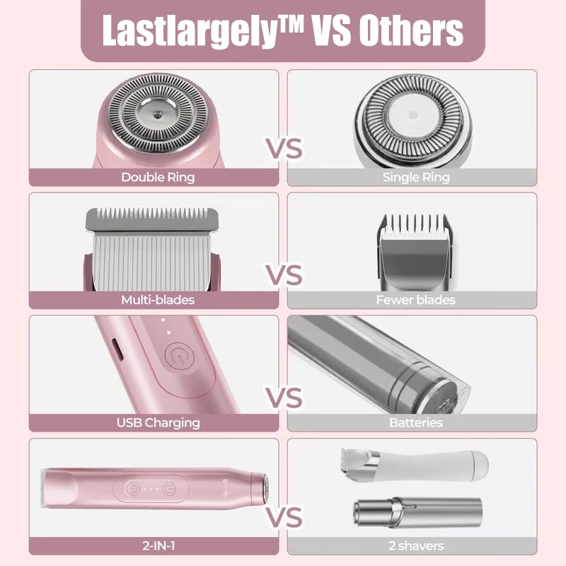 🏆Flash Deal!🔥2-in-1 Women's Body Shaver