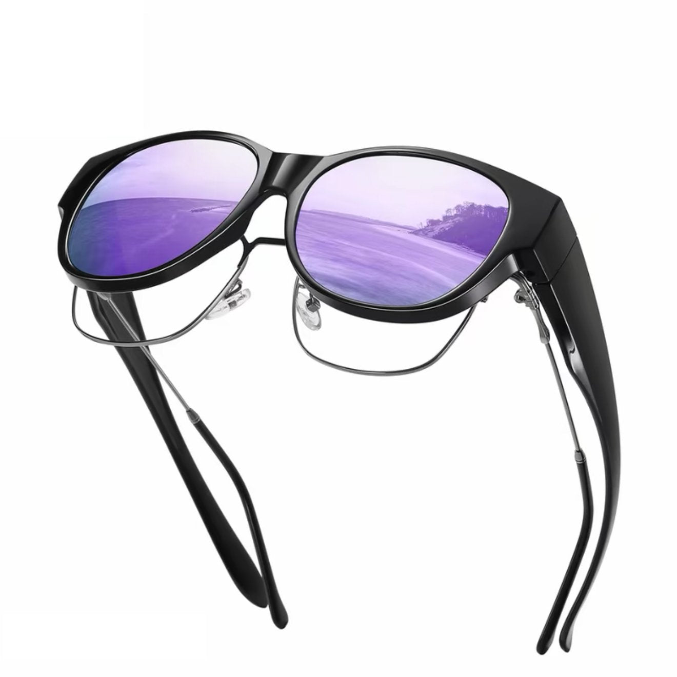 🔥Hot Sale 📢 2025 New Polarized UV400 Protection Trendy Round Cat-eye Sunglasses 😺🕶️
