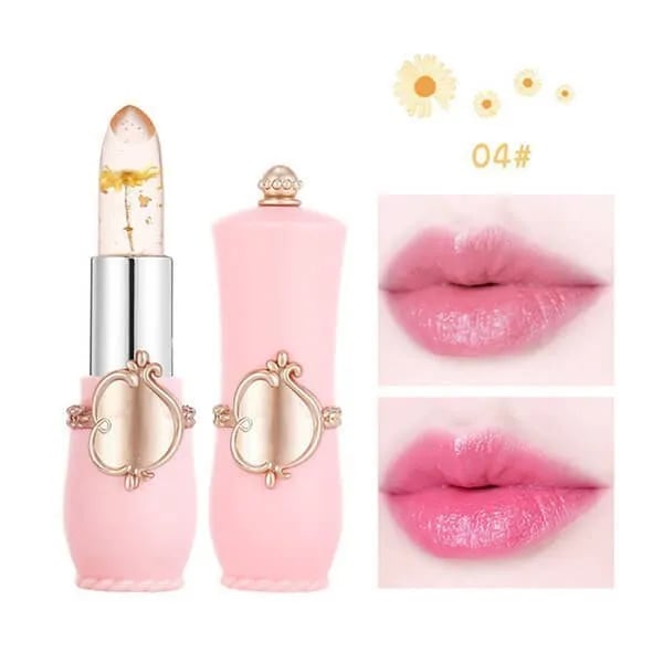 🏆اشتري واحدًا واحصل على الثاني مجانًا💄أحمر شفاه كريستال جيلي فلاور متغير اللون