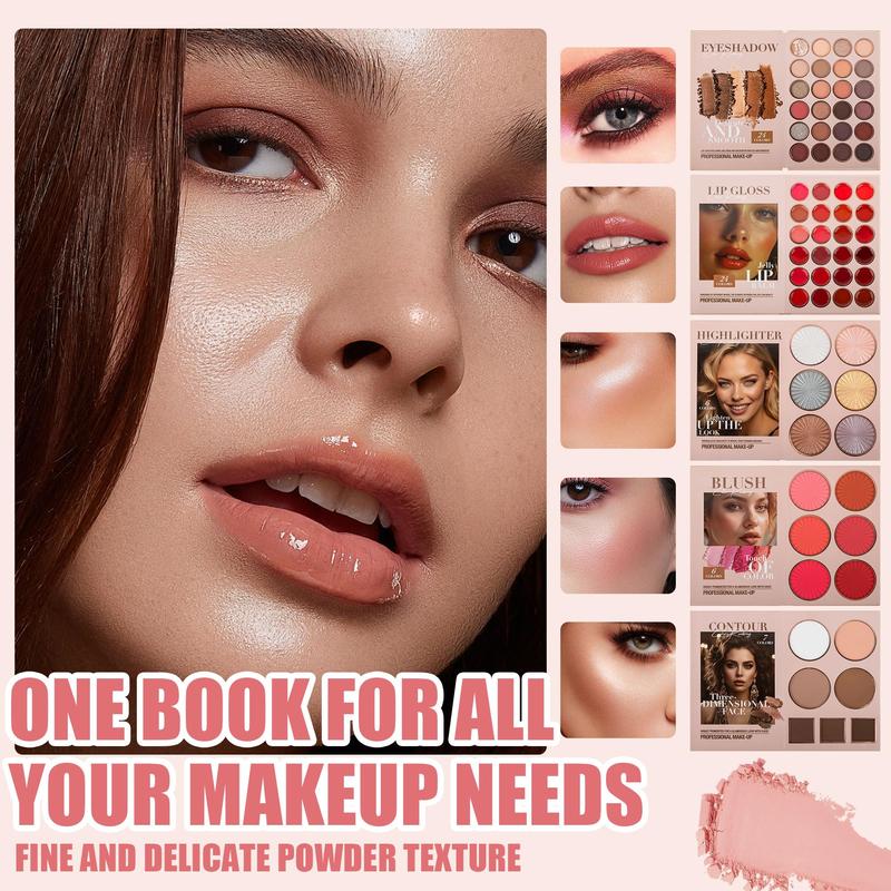 🏆Grab 60% Off Now!⏰ 24-Color Eyeshadow Palette - 5-Layer Book-Style Makeup Palette