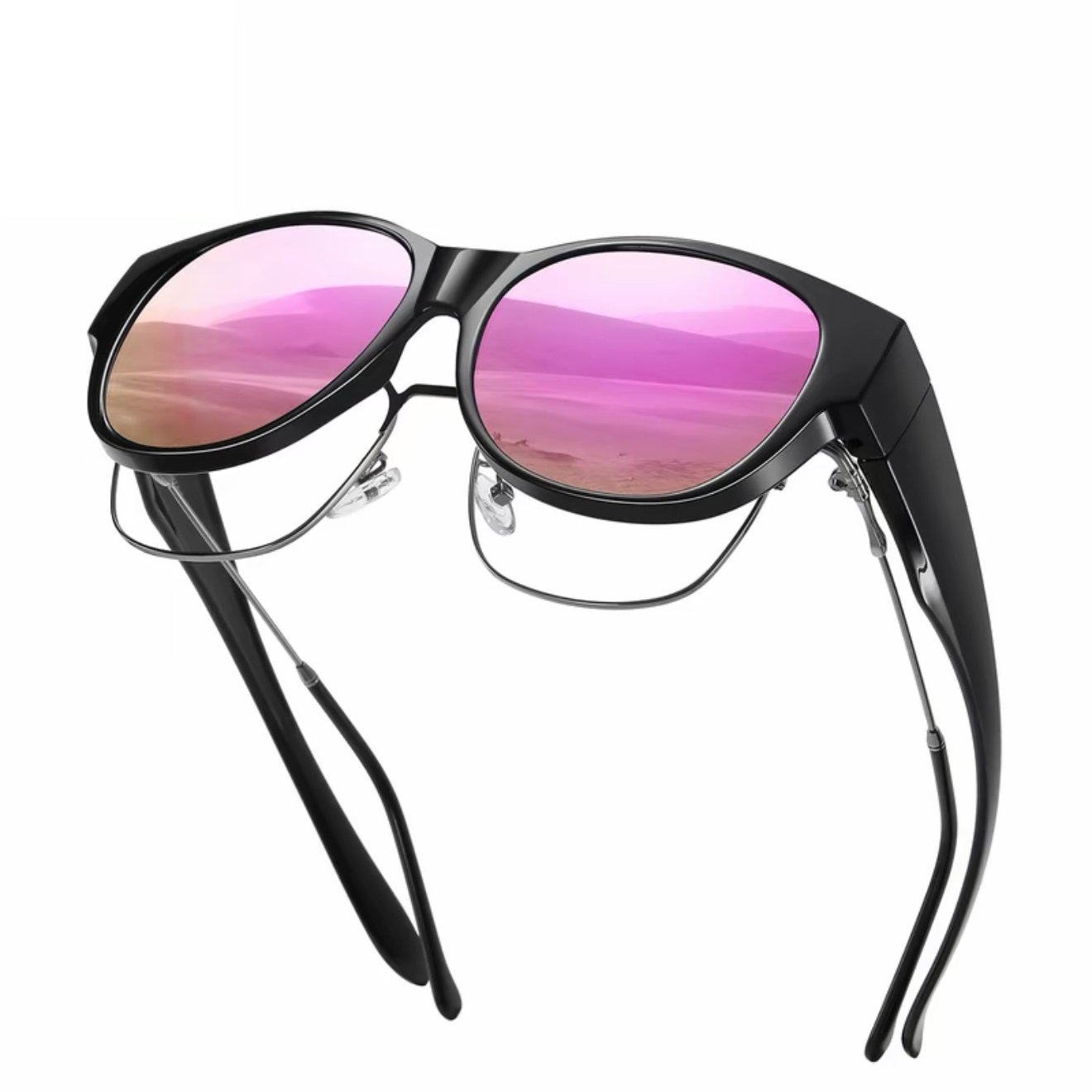 🔥Hot Sale 📢 2025 New Polarized UV400 Protection Trendy Round Cat-eye Sunglasses 😺🕶️
