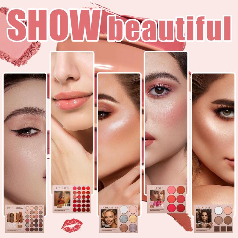🏆Grab 60% Off Now!⏰ 24-Color Eyeshadow Palette - 5-Layer Book-Style Makeup Palette