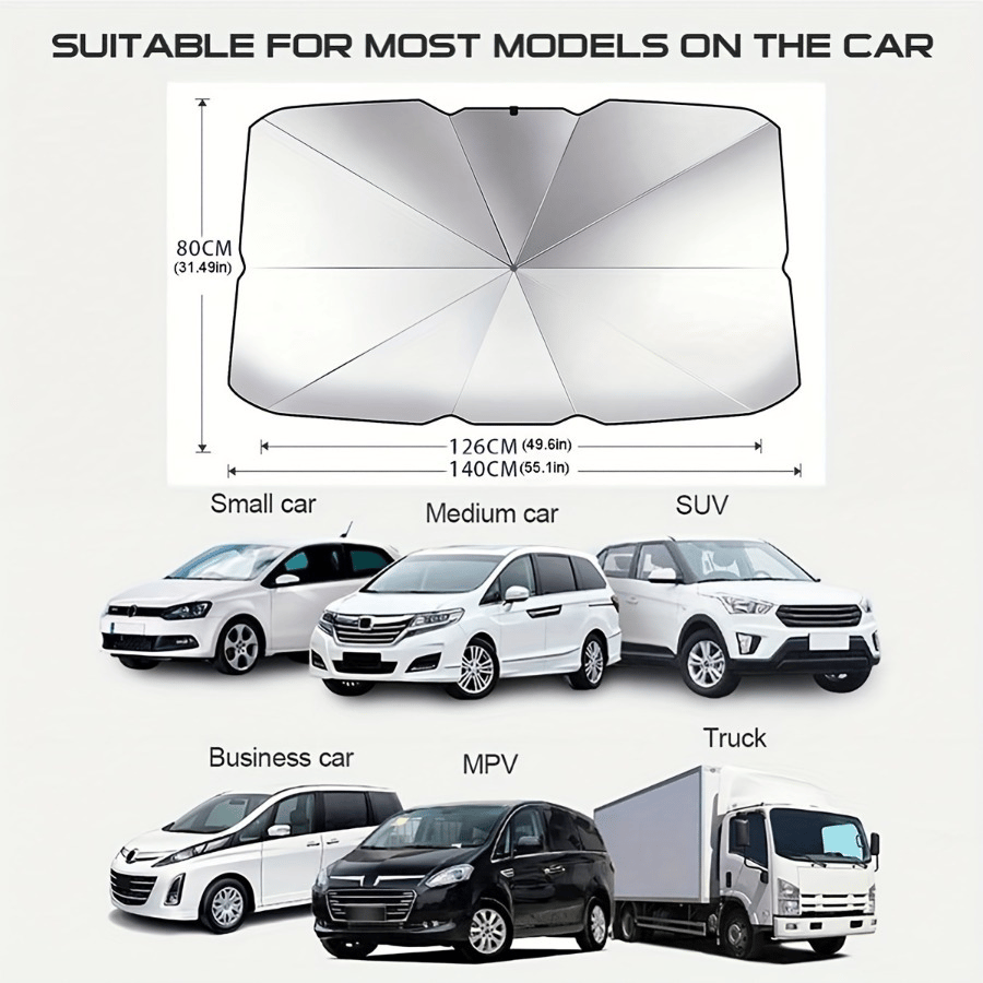 🎁 2 PACK 20% OFF🔥2025 Foldable Anti-UV Windshield Sunshade