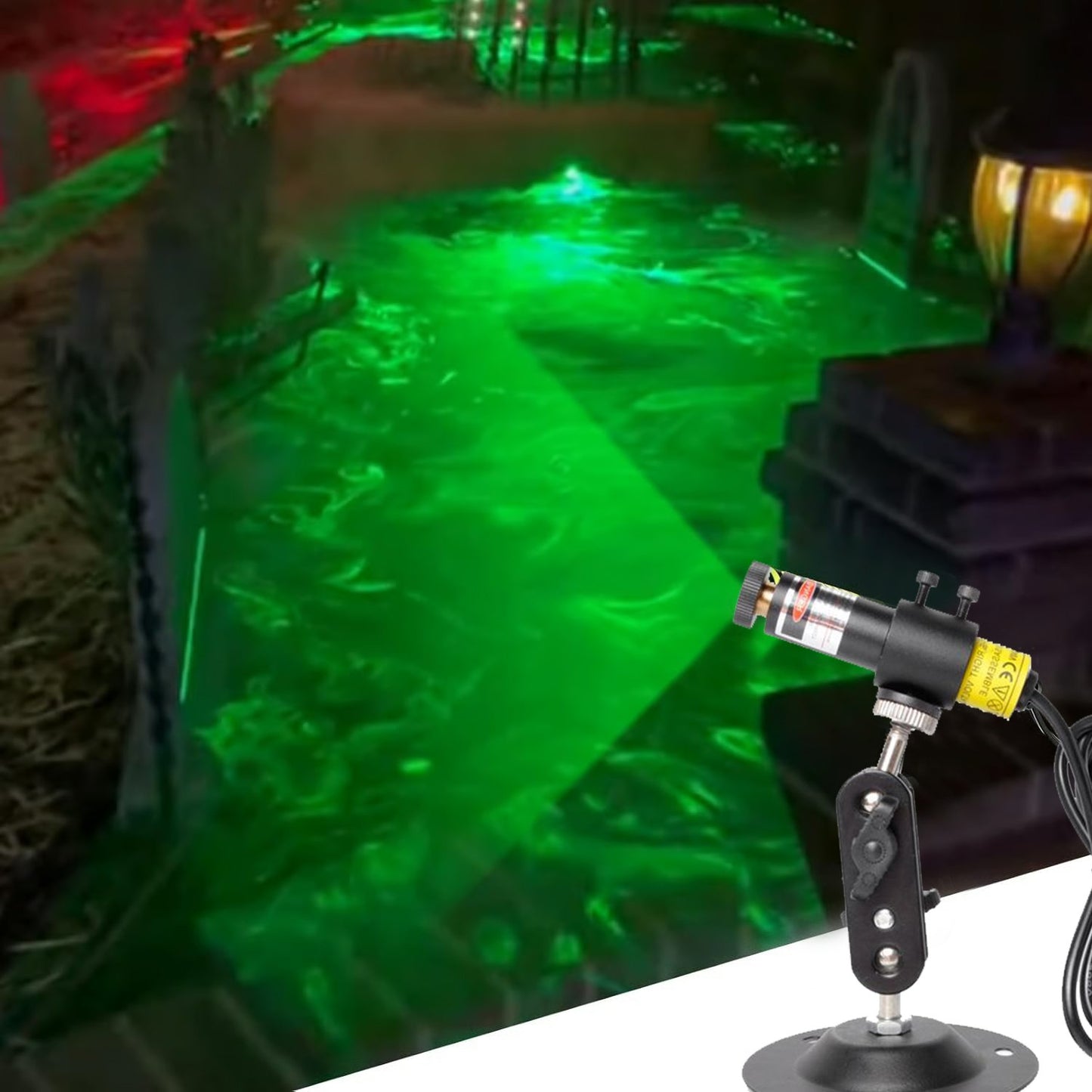 👻Green Laser Swamp Light Set | 360° Adjustable | Spooky Atmosphere Creator