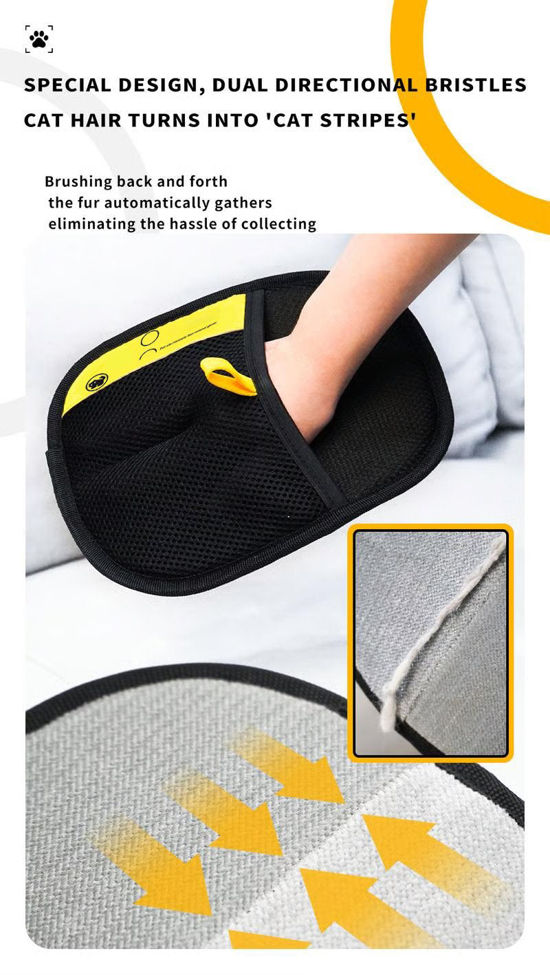 48% Off🔥Pet Hair Remover Static Electricity Gloves-Larger, Thicker, and Harder