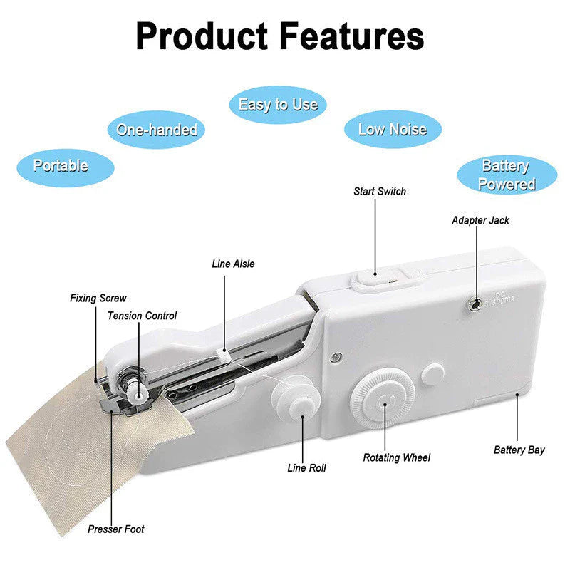 Limited-time 50% off ⏰-Hand-held Electric Sewing Machine