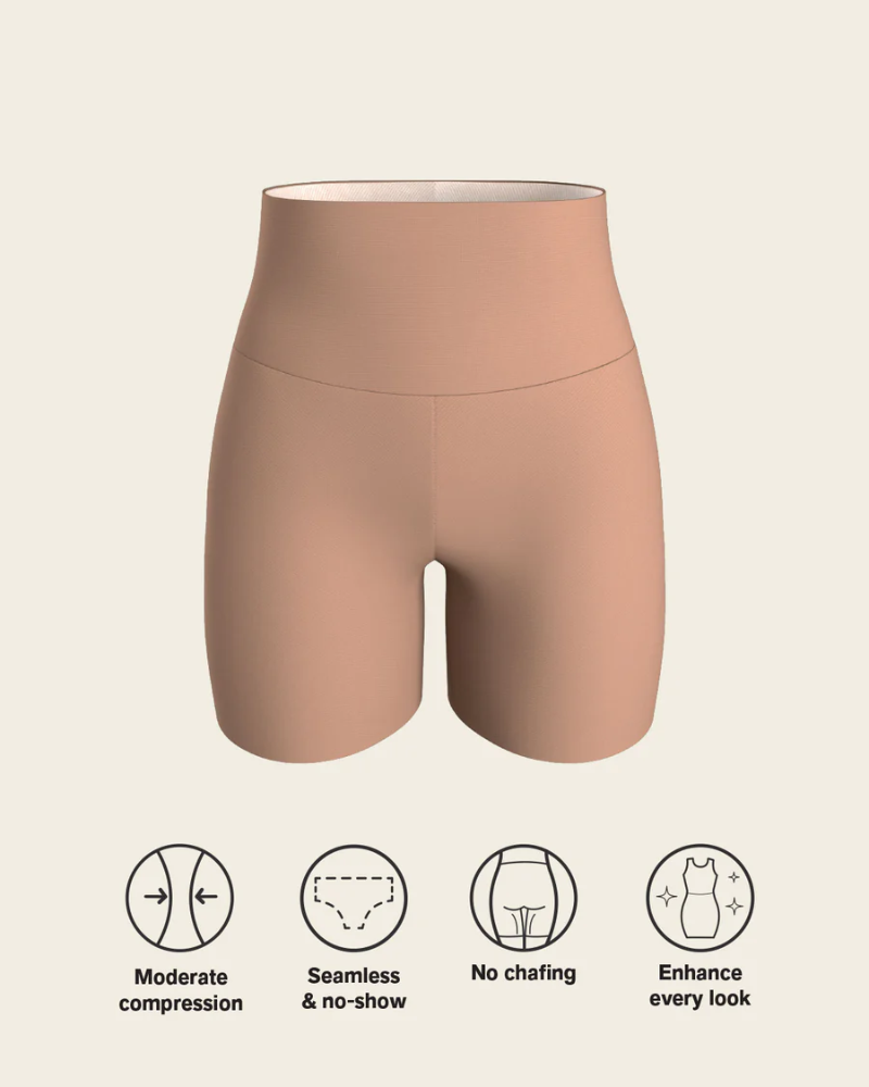 ⏰Hot Sale - 50% Off Today🔥Stay-In-Place Seamless Slip Shaper Shorts for Women