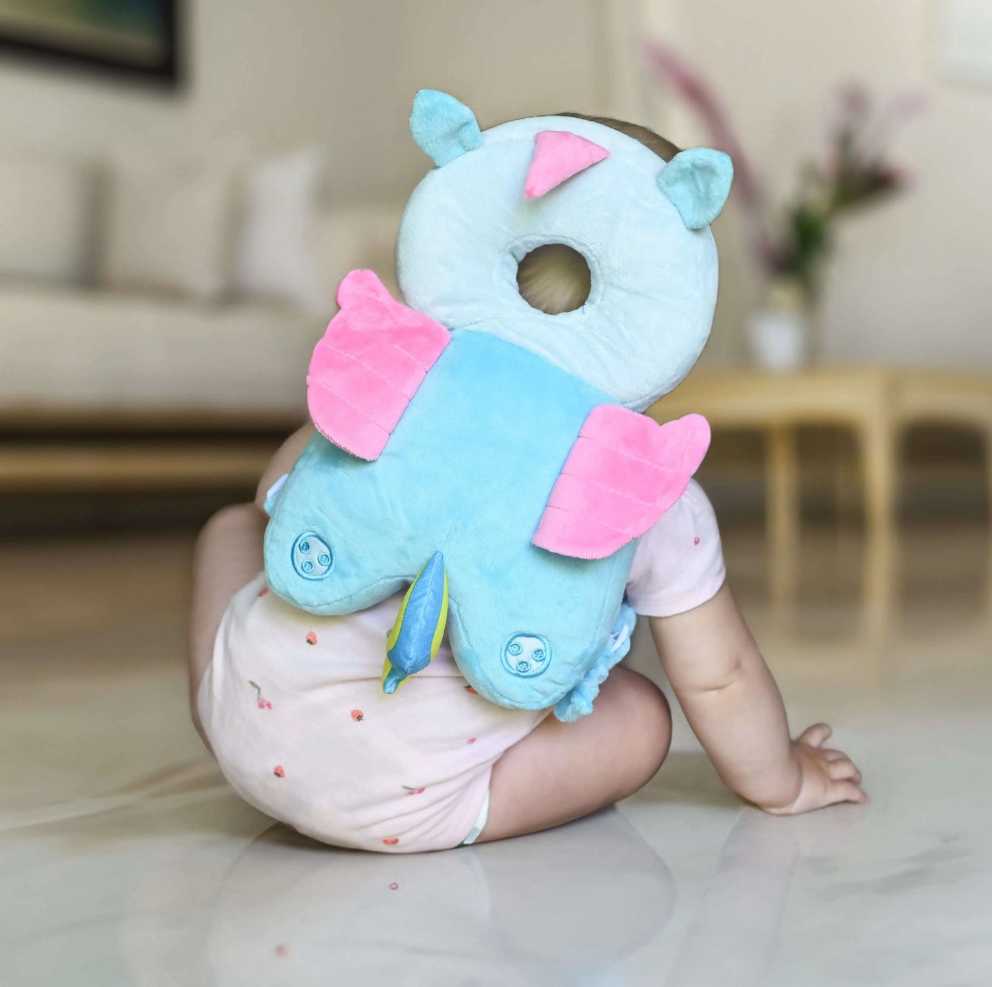 🥰A must-see for moms and dads - Baby anti-fall head pillow, for peace of mind parenting.