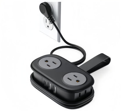 🏆Flash Sale⚡Travel Power Strip, 4 Outlets 3 USB Ports (1 USB C)