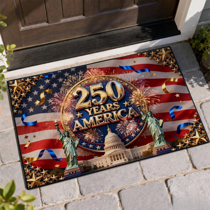 🔥Hurry—Grab the 250th Anniversary Limited Edition!🔥🎉Custom Home Decor Decorative Mat -  - Home Of The Brave🎉