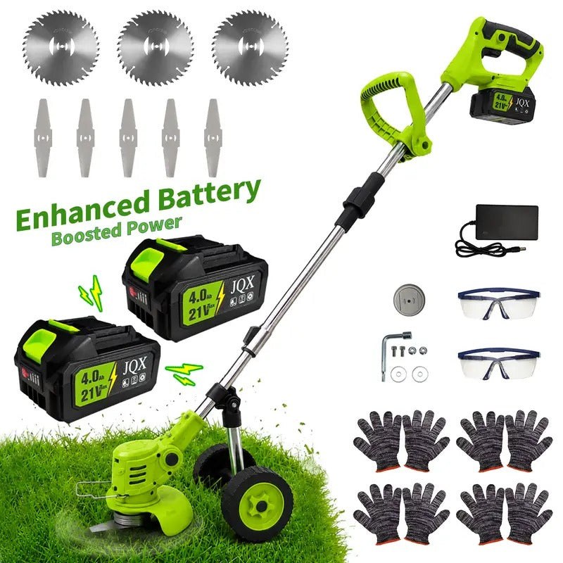 3-in-1 Cordless Weed Whacker with Adjustable Handle