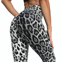Gray Leopard Print