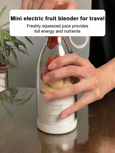 Mini Electric Juicer 🥤 Seedless Smooth 5-Second Fast Juicing