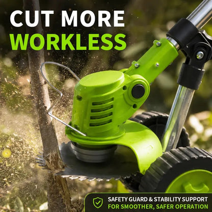 3-in-1 Cordless Weed Whacker with Adjustable Handle