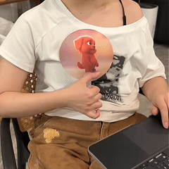 🔥Hot Sale - 🐶🖕Red Dog Flip Attitude Fan
