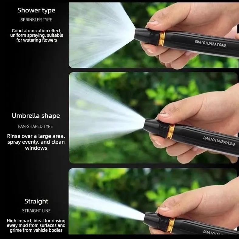 Heavy Duty Adjustable Twist Hose Nozzle Jet Sweeper Nozzle