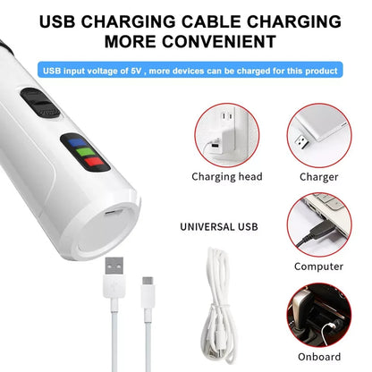 🔥خصم (اليوم فقط)🔥مبرد أظافر كهربائي للحيوانات الأليفة قابل لإعادة الشحن عبر USB