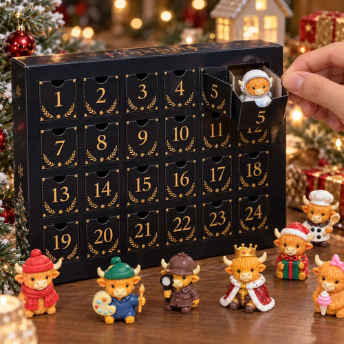 24-Day Highland Cow Advent Calendar