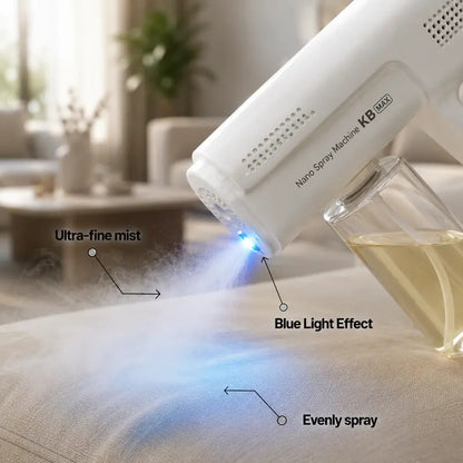 Blue Light Anti-Mite Probiotic Odor Eliminator Spray Gun Kit with 4 Refills
