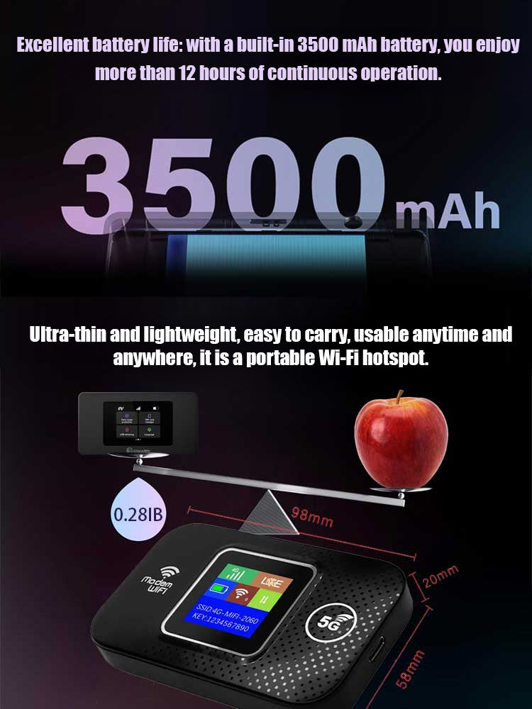 🔥One-Time Payment, Lifetime Free Satellite WiFi 🛰️50 Mbps High-Speed | Full Charge Lasts 1 Month 🔋