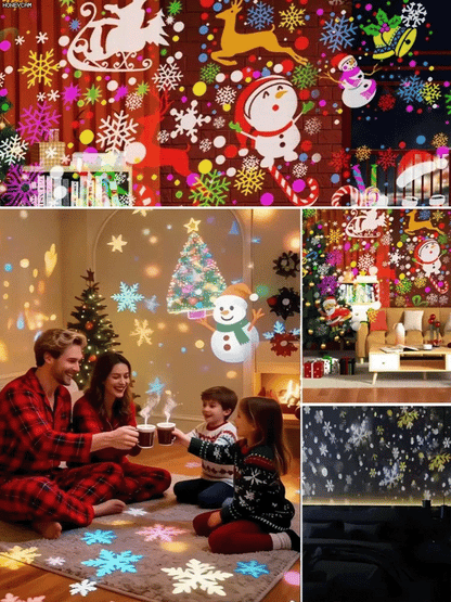 🔥 Echte Magie für Kinder：🎄LED Energy-Saving Lamp Colorful Christmas Atmosphere Scene