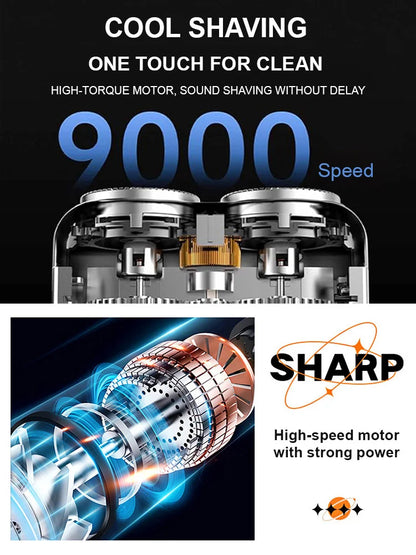 🧔🏻‍♂️Hard Stubble Removing Shaver🪒, ultra-fast skin cleansing in 30 seconds❤️‍🔥, 60-day battery life on a single charge⚡️