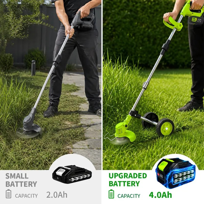 3-in-1 Cordless Weed Whacker with Adjustable Handle