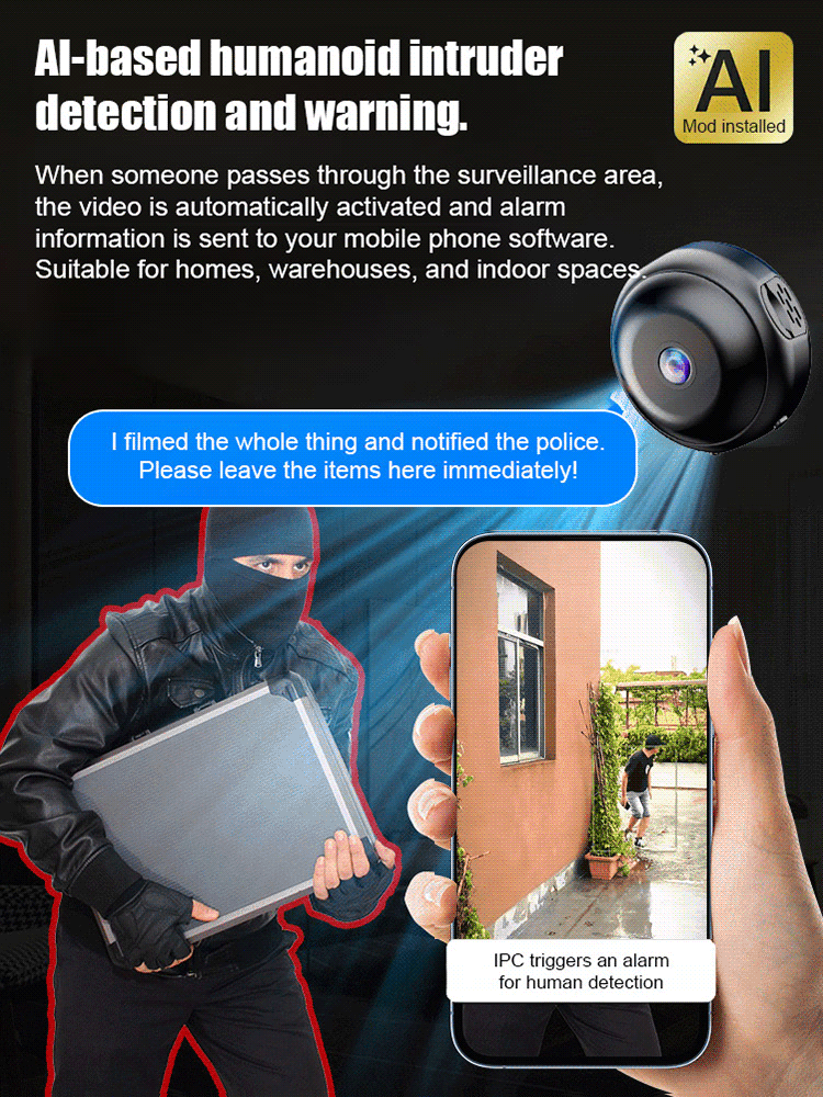 【Hidden camera HD night vision】No WIFI or electricity required💯Tiny and installs in 1 second ⚠️Remote real-time viewing