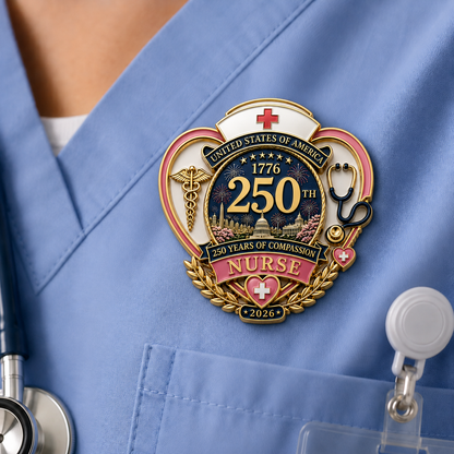 🔥2026 Limited Edition 50% OFF 👩‍⚕️250th Anniversary Nurse Pin🔱