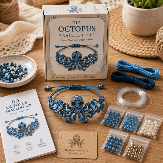 💥50K+ SOLD! 🐙DIY Beaded Bracelet Making Kit