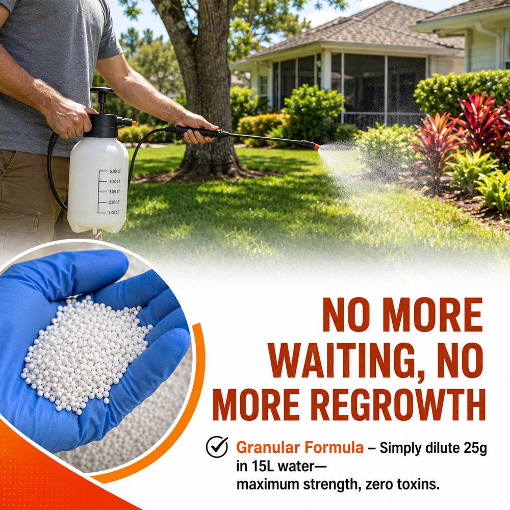 🔥2-in-1 Powerful Herbicide,🌿 Long-Lasting Control for Annual & Biennial Weeds, Non-Toxic & Harmless