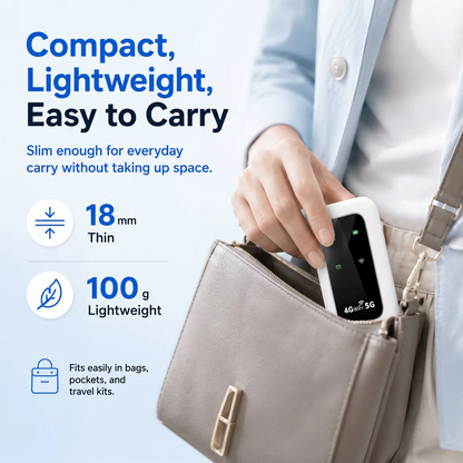 📶 All-Network Pocket WiFi – Ready in Seconds No Setup! No Hassle! Just Connect!🔥[Power on and use, free for life]