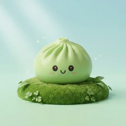 Cute Glitter Dumpling Squishy