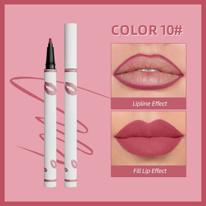 🔥✨اشتري واحد واحصل على الثاني مجانًا💄 محدد شفاه سائل يدوم طويلًا 