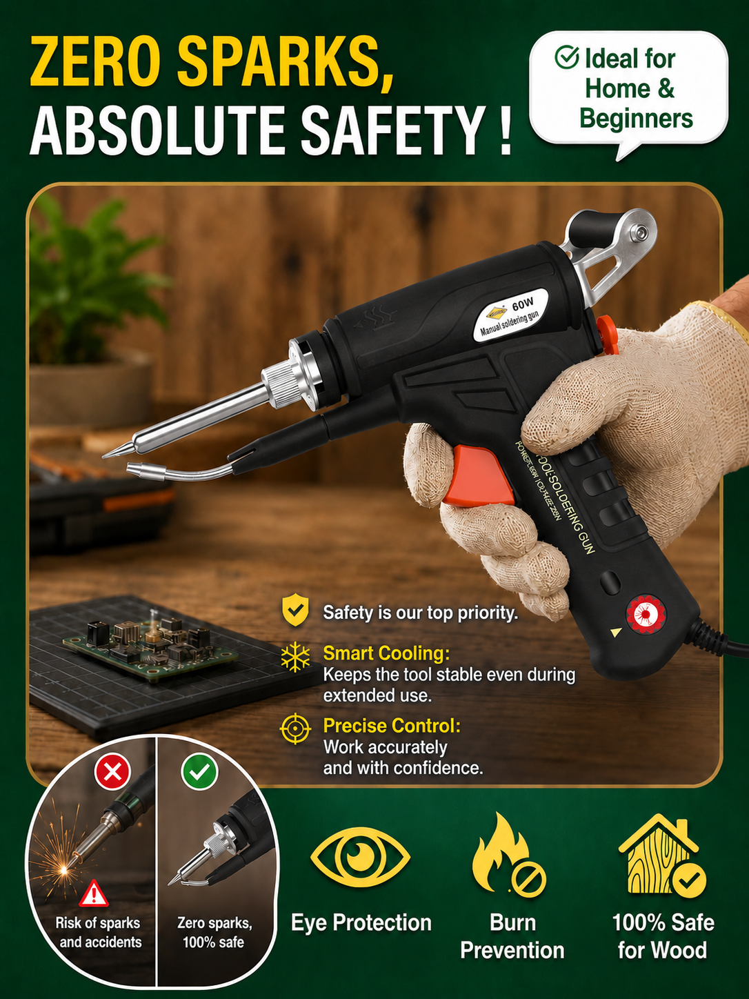 🛠️Stop paying $500 for handy repairs!🔥 Weld like a pro in 2 seconds with this military-grade tool.