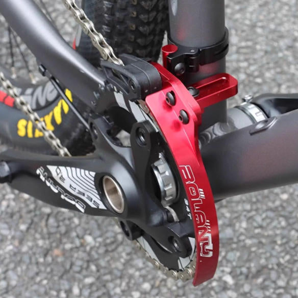 Bicycle Single Chainring Chain Stabilizer, Chain Tensioner, Anti-Drop Chain, Front Derailleur Adapter Ring, Anti-Fouling Three-In-One