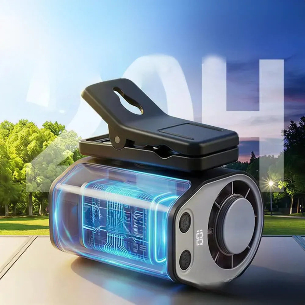 ✨2026 HOT SALE✨Portable Cooling Clip-On Fan - Rechargeable Clip Fan