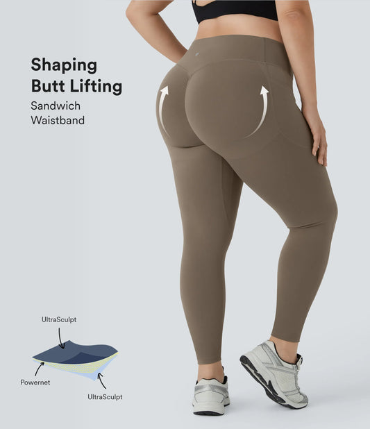 🔥Buy 2 Get 1 Free🔥High Waisted Tummy Control Shaping Training Leggings Plus size