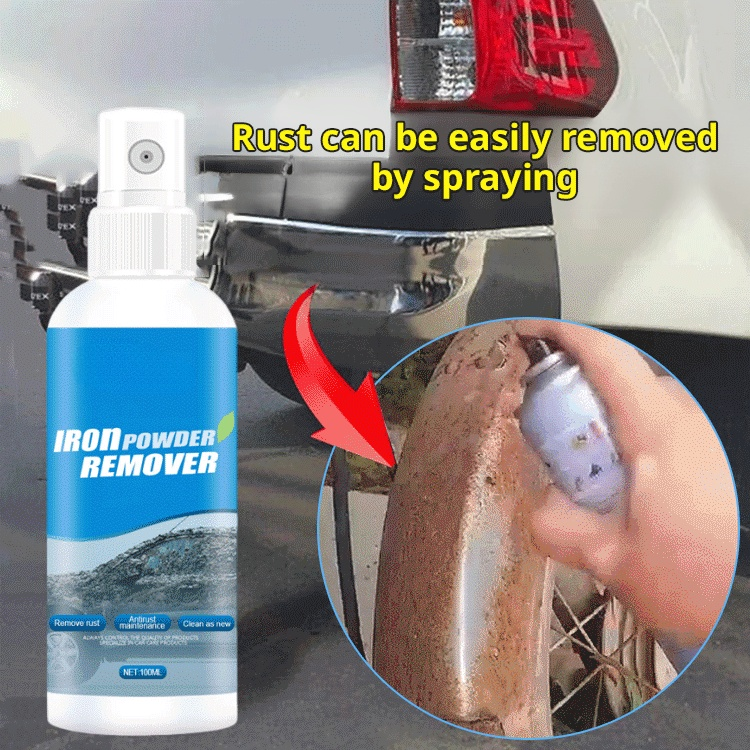【 🔥Metal Rust Remover Spray】🛡️Non-toxic & Odorless - 🍃Removes Rust in 3 Seconds - ✨Prevents Rust for 50 Years - ⏱️Fast & Effective
