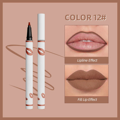 🔥✨اشتري واحد واحصل على الثاني مجانًا💄 محدد شفاه سائل يدوم طويلًا 