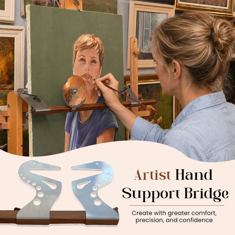 🔥Last Day 50% OFF 🖼️Artist Hand Support Bridge🎨Adjustable Easel Hand Rest Support Bar