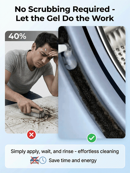 【🔥 Multi-Purpose Mold Removal Gel】 🍃Non-toxic and odorless -⏱️Quickly removes mold and bacteria -✨Gentle on surfaces