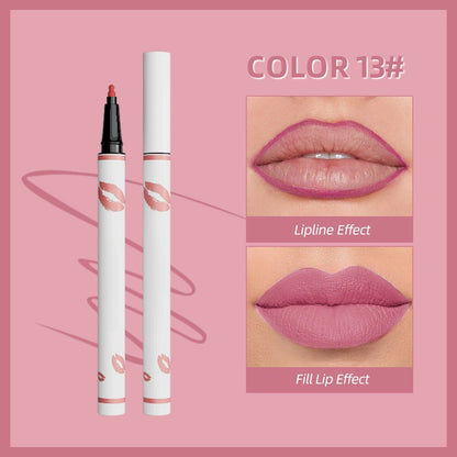 🔥✨اشتري واحد واحصل على الثاني مجانًا💄 محدد شفاه سائل يدوم طويلًا 