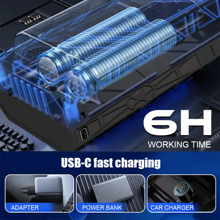 【Snow removal in 3 seconds, without damaging your car🚗】Turbine fan for snow removal during thermal storms🔥Snow and dust removal, water discharge, fire starting, inflation